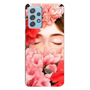 Чехлы (ART) Цветы на Samsung Galaxy A23 (VPrint) (Очі в квітах)