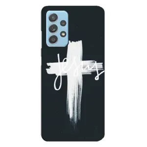 Чехол для Samsung Galaxy A23 (AlphaPrint) - (Христианские) (Иисус)