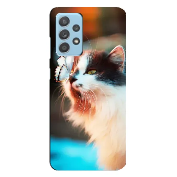 Чехол с принтом «Котик с бабочкой» для Samsung Galaxy A23 Чехол с принтом «Котик с бабочкой» для Samsung Galaxy A23
