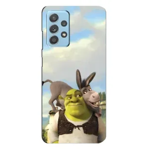 Чехол с мультфильмом Шрек на Samsung Galaxy A23 (Шрек и Осел)