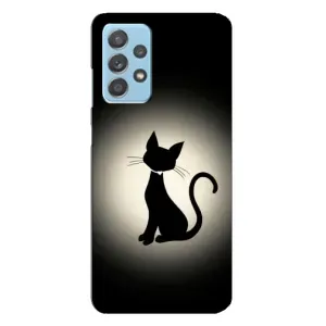 Чохол з принтом «Силует котика» для Samsung Galaxy A23