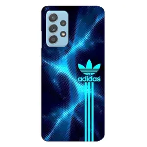 Чохли Адидас для Samsung Galaxy A23 (AlphaPrint) (Синій Адідас)