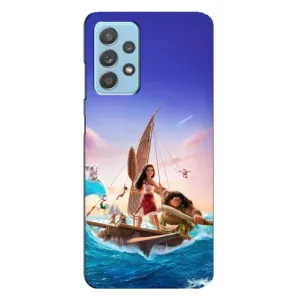 Чехол с мультфильмом Моана Samsung Galaxy A23 (Команда Ваяна Мауи)