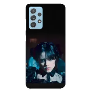 Чехлы Венсдей на Samsung Galaxy A23 Уэнсдей (AlphaPrint) (взгляд Уэнздей)