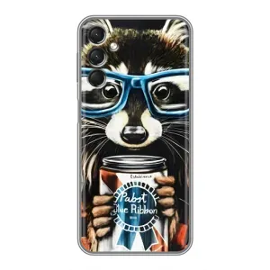 Чохол з принтом для Samsung Galaxy A24 - (Прикольні) (AlphaPrint) (Єнот з банкою)