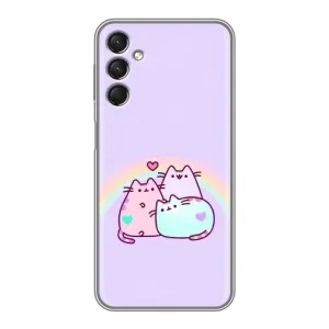 Чохол на Samsung Galaxy A24 з Котиками (VPrint) (Радужний котик)