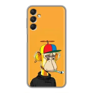 Чехлы с Обезьянами NFT для Samsung Galaxy A24 (AlphaPrint) (Скучающая Обезьяна NFT)