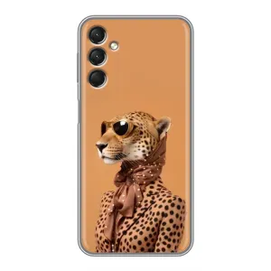 Чохол з принтом стильні тварини для Samsung Galaxy A24 (Стильний леопард)