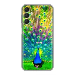 Чохол з пташками на Samsung Galaxy A24 (VPrint) (Яскравий Павлин)