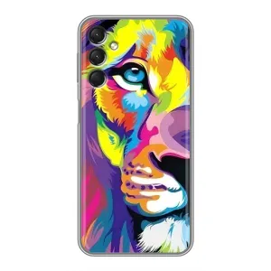 Чохол з картинкою ЛЕВ для Samsung Galaxy A24 (VPrint) (Яскравий Лев)