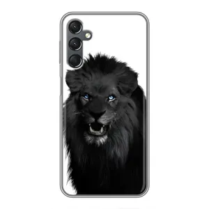 Чохли з картинкою животних Samsung Galaxy A25 (A256) (Чорний ЛЕВ)