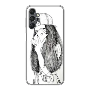 Чохол з друком для Samsung Galaxy A25 (A256) - (Мода) (AlphaPrint) (Фото дівчини)