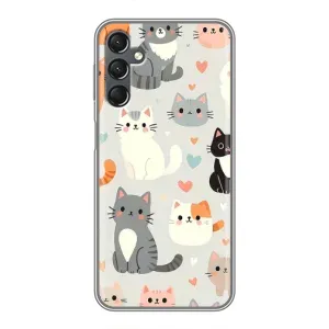 Чохол з малюнком кіт на Samsung Galaxy A25 (A256) (Колаж котів)
