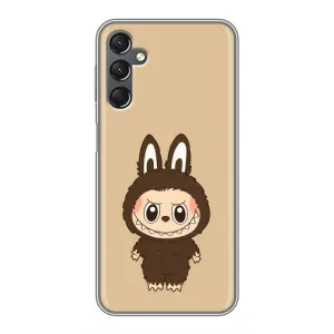 Чехол с Лабубу на Samsung Galaxy A25 (A256) (Bored Ape в красном)
