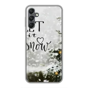Новорічні, Святкові Чохли для Samsung Galaxy A25 (A256) - 2024 год (Let it snow)