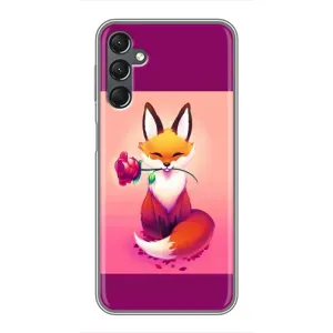 Чохли з картинкою Лисичка для Samsung Galaxy A25 (A256) (VPrint) (Лиса з трояндою)