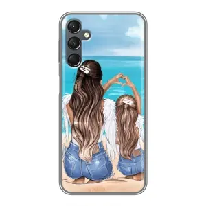 Чохол з друком для Samsung Galaxy A25 (A256) - (Мама з дитинкою) (AlphaPrint) (Мама з донькою)