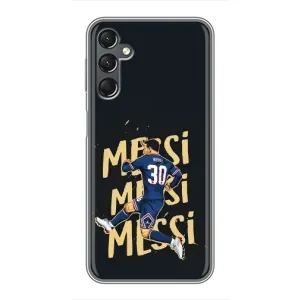 Чехлы для Samsung Galaxy A25 (A256) (Leo чемпион) (AlphaPrint) (Messi ПСЖ)