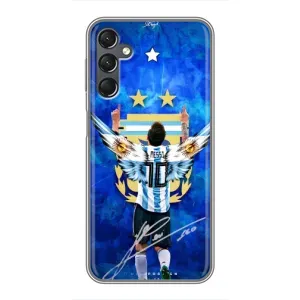 Чехлы для Samsung Galaxy A25 (A256) (Leo чемпион) (AlphaPrint) (Месси сборная)