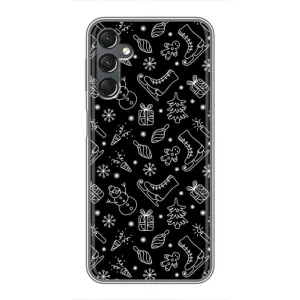 Новорічні, Святкові Чохли для Samsung Galaxy A25 (A256) - 2024 год (Новорічний фон)