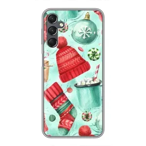 Новорічні Чохли для Самсунг Галаксi А25 (А256) (VPrint) (Одяг НР)