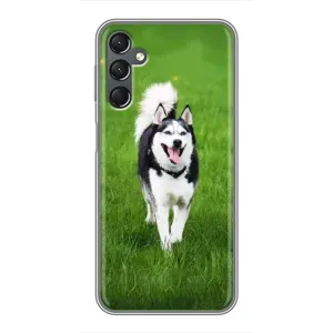 Чохол з Хаскі Samsung Galaxy A25 (A256) - (AlphaPrint) (Радісний Хаскі)
