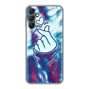 Чехол с принтом «Радужное сердце» для Samsung Galaxy A25 (A256)