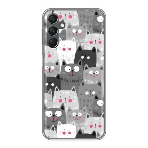 Чохли з Котиками для Samsung Galaxy A25 (A256) (VPrint) (Мальовані котики)