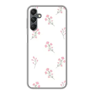 Чохол з розовим принтом для Samsung Galaxy A25 (A256) (Рожеві квіти)