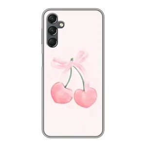 Чохол з розовим принтом для Samsung Galaxy A25 (A256) (Рожеві вишні)