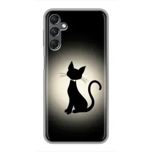 Чохол з принтом для Samsung Galaxy A25 (A256) (AlphaPrint) Модні коти (Силует котика)