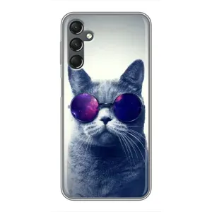 Чохол з принтом для Samsung Galaxy A25 (A256) (AlphaPrint) Модні коти (Стильний кіт)
