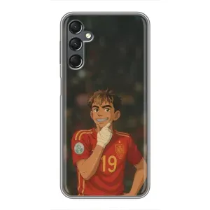 Чехол с футболистом Ламин Ямаль Samsung Galaxy A25 (A256) (Ямаль аниме)