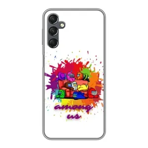 Чехол Амонг Ас для Samsung Galaxy A25 (A256) (AlphaPrint) (Яркий АмонгАс)
