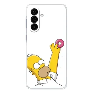 Чехол с Симпсонами для Samsung Galaxy A26 5G (VPrint) (Гомер с пончиком)