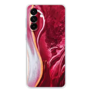 Чехол для Гелекси А26 5G - с принтом (Дизайнерские) (AlphaPrint) (Мрамор красный)