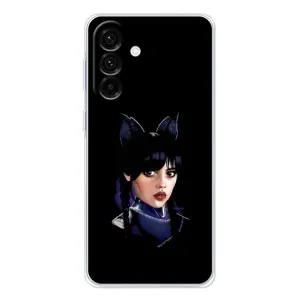 Чехлы Венсдей на Samsung Galaxy A26 5G Уэнсдей (AlphaPrint) (серьезная Уэнздей)