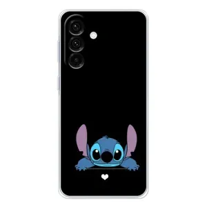 Чехол с принтом Стич на Samsung Galaxy A26 5G (Стич на черном)