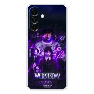 Чехол с дизайном Венздей 2 на Samsung Galaxy A26 5G (Фиолетовая магия Уэнздей)