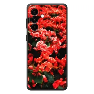 Чехлы с Цветами для Samsung Galaxy A27 (VPrint) (Цветы красные)