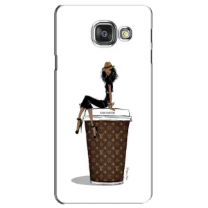 Чехлы Луи Витон для Samsung Galaxy A3 2016 / A3100 / A310F (AlphaPrint - LOUIS VUITTON) (кофе LOUIS VUITTON)