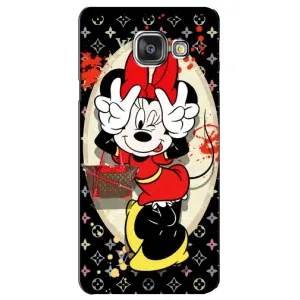 Чехол Disney Mouse Samsung Galaxy A3 2016 / A3100 / A310F (PREMIUMPrint) (Минни peace)