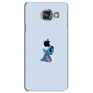 Чехол с принтом Стич на Samsung Galaxy A3 2016 (A3100, A310F) (Stitch apple)
