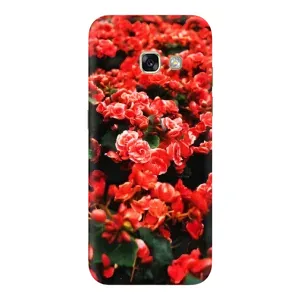 Чехлы с Цветами для Samsung Galaxy A3 2017 / A320 / A320F (VPrint) (Цветы красные)