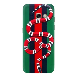 Чехлы ГУЧЧИ для Самсунг A3 2017 (AlphaPrint) (Gucci змия)