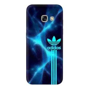 Чохли Адидас для Samsung Galaxy A3 2017 / A320 / A320F (AlphaPrint) (Синій Адідас)