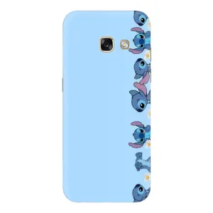 Чехол с принтом Стич на Samsung Galaxy A3 2017 (A320, A320F) (Стич фон)