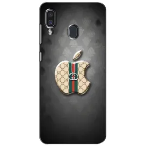 Чехлы ГУЧЧИ для Самсунг А30 (2019) (AlphaPrint) (Apple gucci)