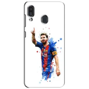 Чехлы Месси для Samsung Galaxy A30 2019 (A305F) (AlphaPrint) (Лео Месси)