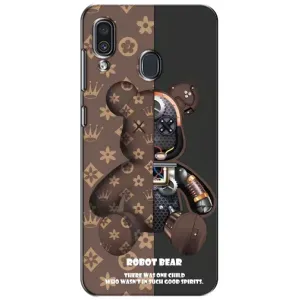 Круті Чохли Луі Віттон для Samsung Galaxy A30 2019 (A305F) (AlphaPrint) (Ведмідь Луі Вітон)